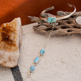 Hand Chain in Golden Hills Turquoise
