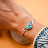 The Out West Adjustable Bracelet in Sandhill Turquoise