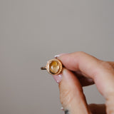 The Golden Sun Ring in Rutilated Quartz (Choose your size)