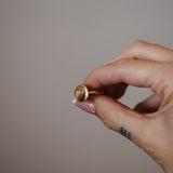 The Golden Sun Ring in Rutilated Quartz (Size 6.25)