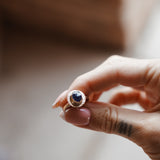 The Golden Sun Ring in Kyanite (Size 7)