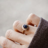 The Golden Sun Ring in Kyanite (Size 7)