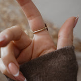 The Golden Star Concho Ring in Lone Mtn Turquoise (Choose your size)