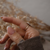 The Golden Star Concho Ring in Lone Mtn Turquoise (Choose your size)