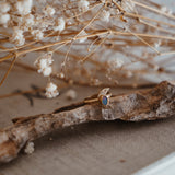 The Nightfall Ring in 14k Gold-Fill w/ Boulder Opal Doublet (Size 5.5)