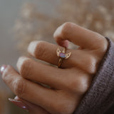 The Nightfall Ring in 14k Gold-Fill w/ Boulder Opal Doublet (Size 7.75)