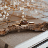 14k Gold-Fill Cuff in Ocean Jasper