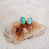 Earring Studs in Hubei Turquoise