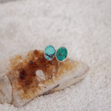Earring Studs in Hubei Turquoise