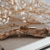 14k Gold-Fill Cuff in Ocean Jasper