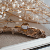 14k Gold-Fill Cuff in Ocean Jasper