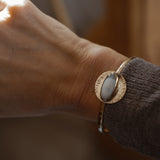 14k Gold-Fill Cuff in Ocean Jasper