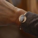 14k Gold-Fill Cuff in Ocean Jasper