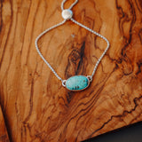 Out West Adjustable Bracelet in Whitewater Turquoise