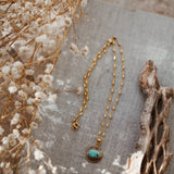14k Gold-Fill Necklace in Campitos Turquoise