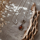 Fine Silver Kiln-Fired Pendant in Kyanite