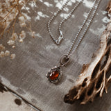 Fine Silver Kiln-Fired Pendant in Kyanite