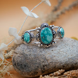 Statement Cuff in Whitewater Turquoise