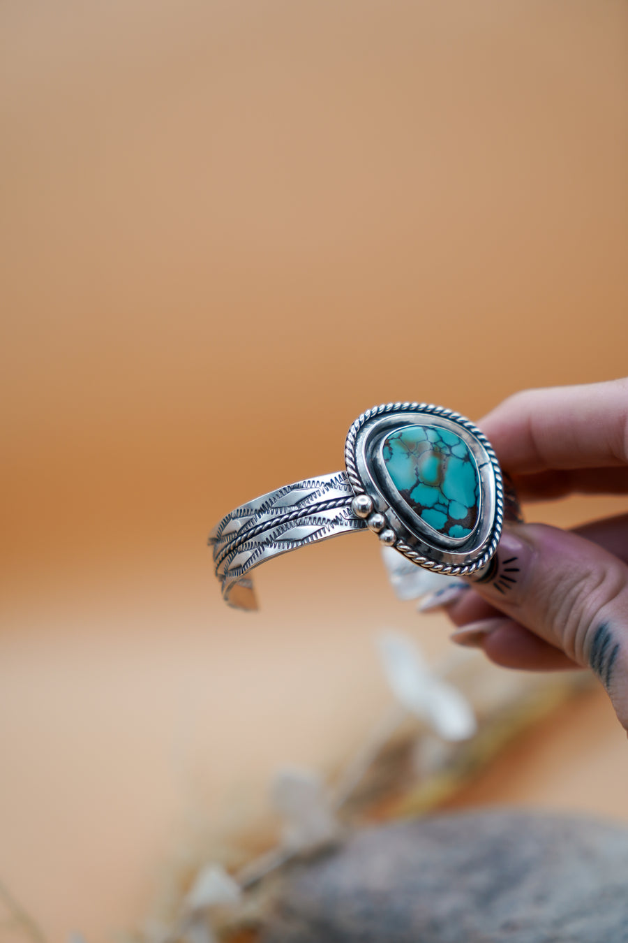 Statement Cuff in Turquoise