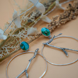 Sycamore Hoops in Sonoran Mountain Turquoise