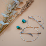 Sycamore Hoops in Sonoran Mountain Turquoise