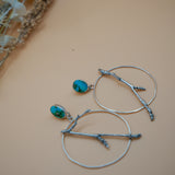Sycamore Hoops in Sonoran Mountain Turquoise