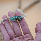 Hubei Choker with Rolo Chain