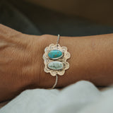 Out West Adjustable Bracelet in Golden Hills & Sonoran Gem Turquoise