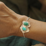 Out West Adjustable Bracelet in Campitos & Royston Turquoise