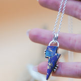Bolt Pendant in Kingman Turquoise