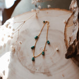 14k Gold-fill Bracelet with Turquoise Beads