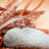 The Turquoise Lover's Ring in Spiny Oyster & Morenci Turquoise (Size 5.5)