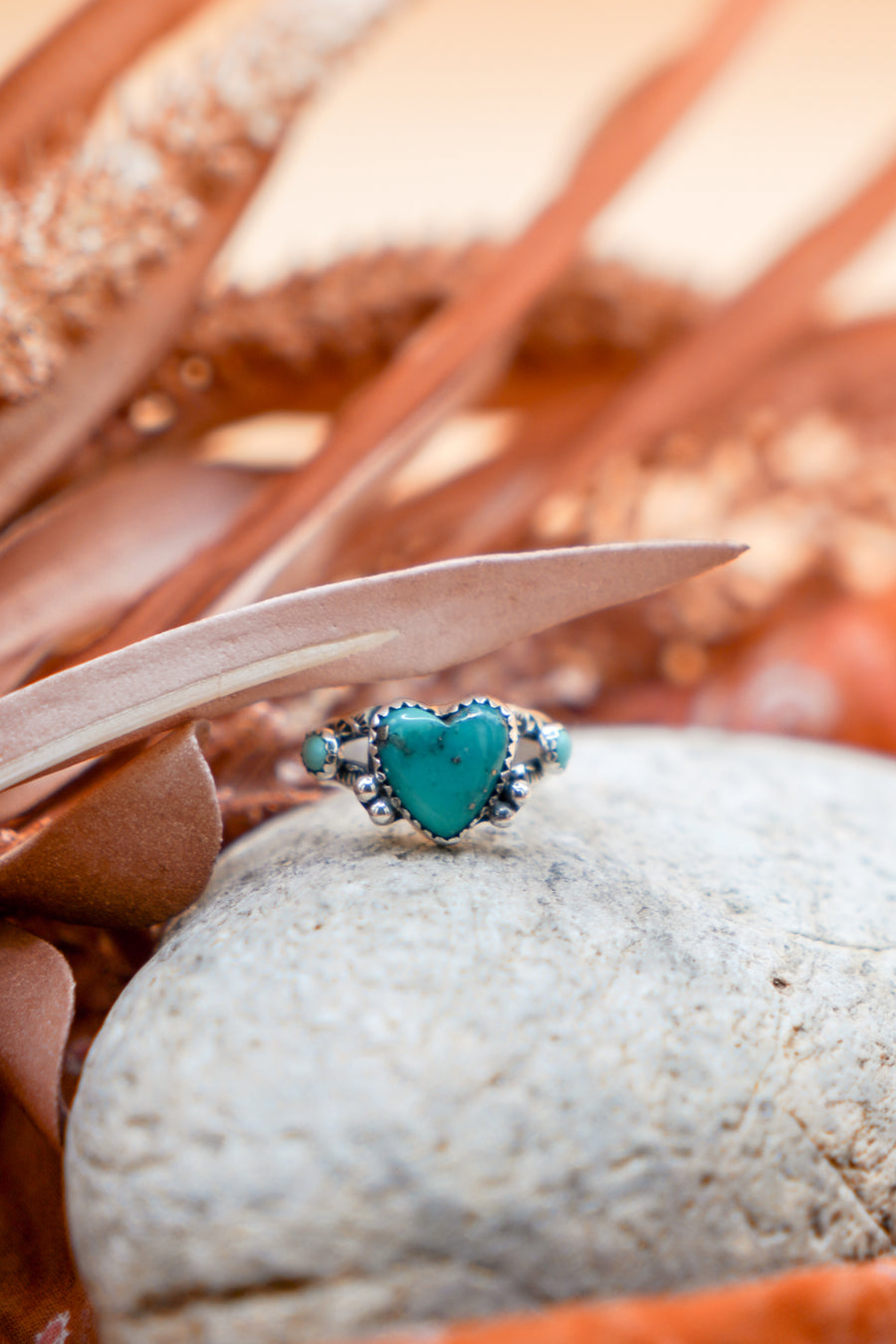 *PRE-SALE* Turquoise Lovers Ring Campitos & Carico Lake Turquoise