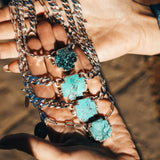 Positive Vibes Choker in Hubei Turquoise
