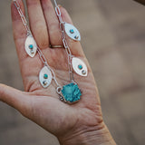 Positive Vibes Choker in Hubei Turquoise