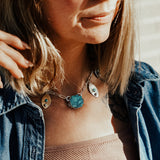 Positive Vibes Choker in Hubei Turquoise