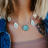 Positive Vibes Choker in Hubei Turquoise