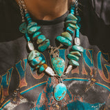The Wild Mesa Necklace in Royston Turquoise