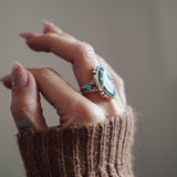 Ocean Jasper & Lone Mtn Turquoise Ring (Size 9.75)