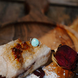 The Ellipsis Ring in Hubei Turquoise (Size 7.5)