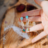 The Sundancer Hoops in Hubei Turquoise