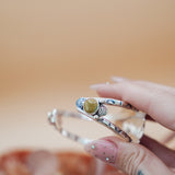 Statement Cuff in Kingman Turquoise