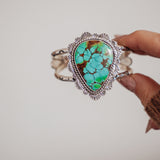 Statement Cuff in Kingman Turquoise