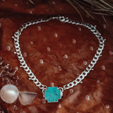Positive Vibes Choker in Hubei Turquoise