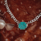 Positive Vibes Choker in Hubei Turquoise