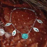Positive Vibes Choker in Hubei Turquoise