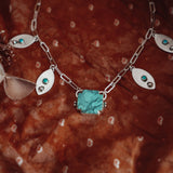 Positive Vibes Choker in Hubei Turquoise