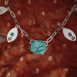 Positive Vibes Choker in Hubei Turquoise