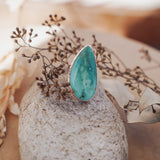 The Oasis Ring in Royston Turquoise (CHOOSE YOUR SIZE + STONE)