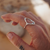 The Intueri Ring with Lab-grown Sapphire (Size 10)